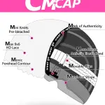 Pre-cut 9x6 Lace M-cap Wear Go Glueless Mini Knots Kinky Straight Hair HD Lace Front Wig Pre-plucked