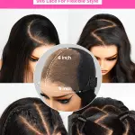 9x6 HD Lace M-cap Wear Go Glueless Mini Knots Straight Hair Pre-cut Lace Front Wig Pre-plucked