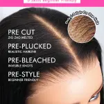 Pre-cut 9x6 Lace M-cap Wear Go Glueless Mini Knots Kinky Straight Hair HD Lace Front Wig Pre-plucked